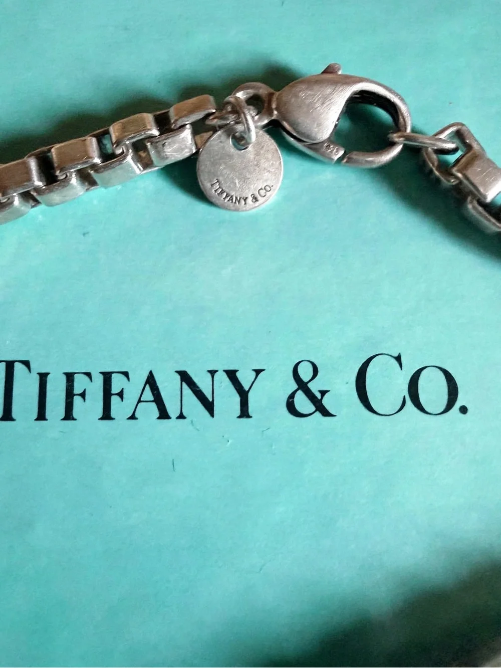 Authentic Tiffany & Co. Sterling Venetian Link Bracelet 7.5” Medium- 925